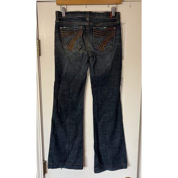 7 For All Mankind Denim - Seven For All Mankind Dojo Flare Jeans Size 25 X 29